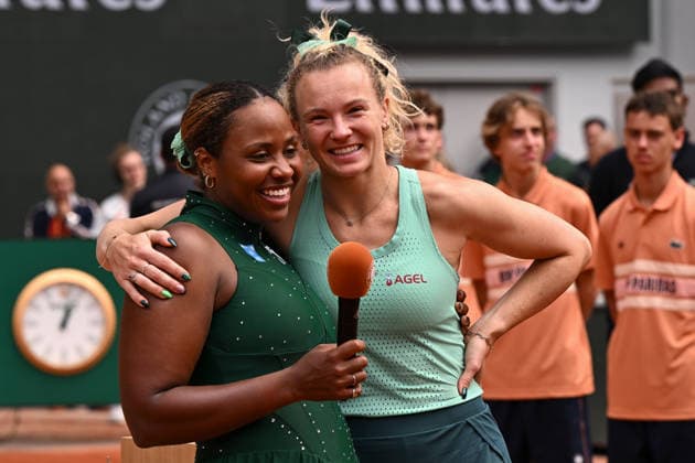 2026 Roland Garros Womans Doubles Final Katerina Siniakova CZE Taylor Townsend USA vs Anna Danilina KAZ Aleksandra Krunic SRB