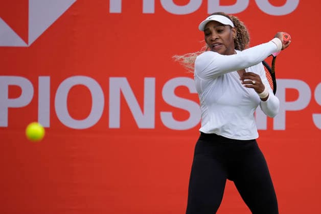 HSBC Championships - Previews Serena Williams practices ahead of her return to competition at the HSBC Championships 2026 Women s tennis tournament at The Queen s Club in London, England, on June 7, 2026. London Greater London United Kingdom  Copyright: xOwenxHammondx originalFilename:hammond-thehsbcc260607_npJE0.jpg