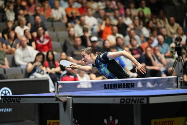 Sabine Winter wins the semi-finals GER Erfurt TT Finals 2026 German Championships, Table Tennis Exhibition Hall Erfurt 07 06 2026 GER Erfurt TT Finals 2026 German Championships, Table Tennis Exhibition Hall Erfurt 07 06 2026 Thuringia German Championships 06 06 2026 Erfurt Copyright: xEibner-Pressefoto JoergxHirschx EP_JHH