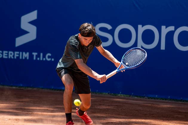 TENNIS : Open Sopra Steria - Lyon Villeurbanne 07 06 2026 Le francais Leo Raquillet s incline face au russe Svyatoslav Gulin lors tournoi de tennis ATP, Tennis Herren Challenger Tour, Open Sopra Steria Ã Lyon-Villeurbanne, le 07 06 2026. Photo Sandrine Thesillat PsNewZ  Copyright: xSandrinexTHESILLATx