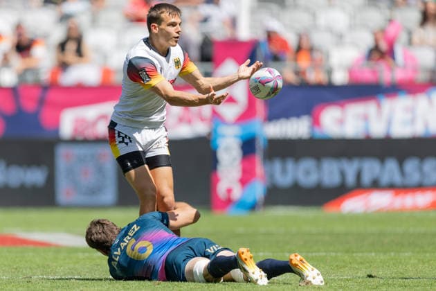Germany Argentina, SVNS Rugby World Championship Cedric Eichholz Germany, 54 v Santiago Alvarez Argentina, 6 Match for 9th place between Germany and Argentina Third tournament of the SVNS World Championship, Sevens Rugby World Cup from June 5 to 7, 2026 in Bordeaux France June 7, 2026 , Bordeaux Region Nouvelle Aquitaine France Stade Atlantique