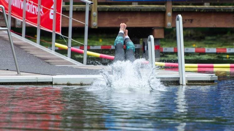 First Enni Triathlon Moers FOR EDITORIAL PURPOSES ONLY EDITORIAL USE ONLY p , at the first Enni Triathlon on Sunday, 07 06 2026, in Moers Germany NRW Moers Copyright ChristianxCreon Copyright: ChristianxCreon doc866nwh06uw6k61f4sem ,EDITORIAL USE ONLY