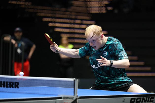Andre Bertelsmeier GER Erfurt TT Finals 2026 German Championships, Table Tennis Exhibition Hall Erfurt 07 06 2026 GER Erfurt TT Finals 2026 German Championships, Table Tennis Exhibition Hall Erfurt 07 06 2026 Thuringia German Championships 06 06 2026 Erfurt Copyright: xEibner-Pressefoto JoergxHirschx EP_JHH