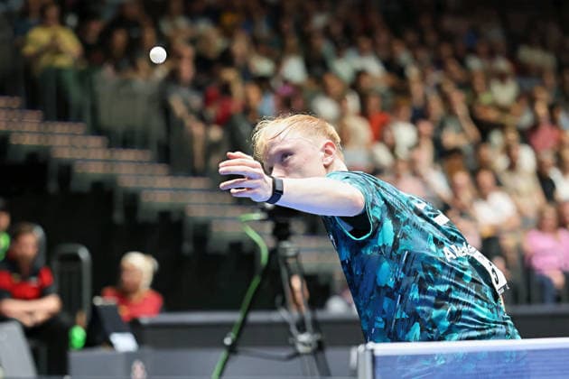 Andre Bertelsmeier GER Erfurt TT Finals 2026 German Championships, Table Tennis Exhibition Hall Erfurt 07 06 2026 GER Erfurt TT Finals 2026 German Championships, Table Tennis Exhibition Hall Erfurt 07 06 2026 Thuringia German Championships 06 06 2026 Erfurt Copyright: xEibner-Pressefoto JoergxHirschx EP_JHH