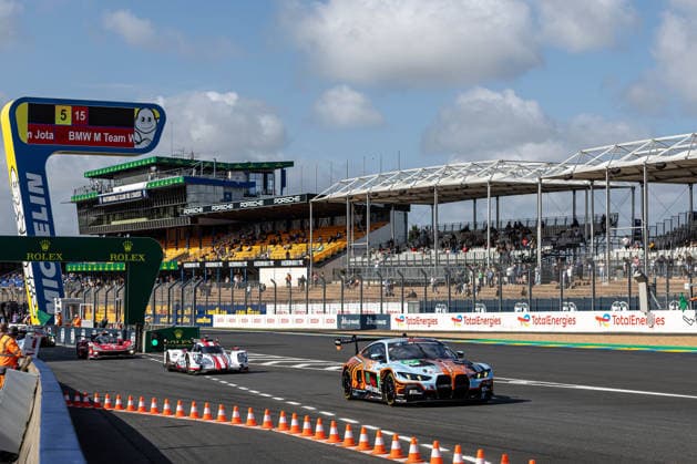 AUTOMOBILE : 24 Heures du Mans - Essais - 07 06 2026 69 Team WRT (BEL) BMW M4 (LMGT3) Anthony Mcintosh (USA) Parker Thompson (CAN) Daniel Harper (IRL) during the test day for the 24 Hours of Le Mans, the third round of the 2026 FIA WEC Championship, at the 24 Hours of Le Mans circuit on June 7, 2026 in France. Le MansFrance  Copyright: xKristofxVermeulen MPSxAgencyx