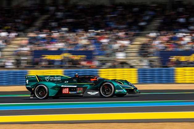 AUTOMOBILE : 24 Heures du Mans - Essais - 07 06 2026 009 Aston Martin Thor Team (GBR) Aston Martin Valkyrie (Hypercar) Alex Riberas (ESP) Marco Sorensen (DNK) Roman De Angelis (CAN) during the test day for the 24 Hours of Le Mans, the third round of the 2026 FIA WEC Championship, at the 24 Hours of Le Mans circuit on June 7, 2026 in France. Le MansFrance  Copyright: xKristofxVermeulen MPSxAgencyx