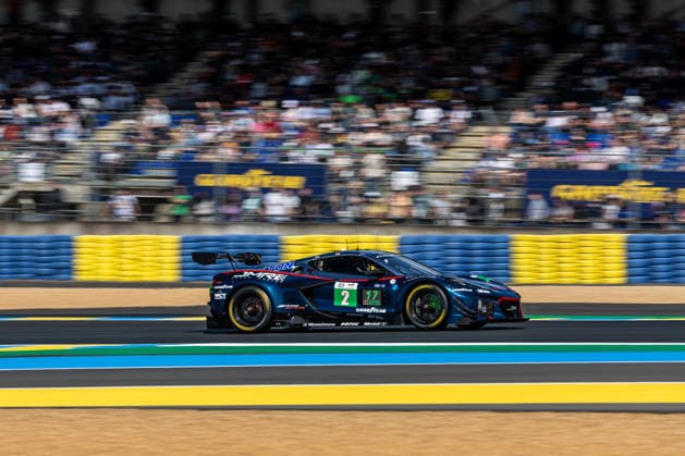 AUTOMOBILE : 24 Heures du Mans - Essais - 07 06 2026 2 TF (GBR) Corvette Z06 LMGT3.R (LMGT3) Prince Jefri Ibrahim (MAS) Lorcan Hanafin (GBR) Ben Green (GBR) during the test day for the 24 Hours of Le Mans, the third round of the 2026 FIA WEC Championship, at the 24 Hours of Le Mans circuit on June 7, 2026 in France. Le MansFrance  Copyright: xKristofxVermeulen MPSxAgencyx