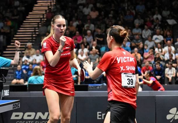 Annet Kaufmann SV DJK Kolbermoor and Xiaona Shan ttc berlin eastside are the new German womens doubles champions Annet Kaufmann SV DJK Kolbermoor and Xiaona Shan ttc berlin eastside are the new German womens doubles champions They beat Sabine Winter Yuan Wan Dachau Weinheim in the final Final day of the German womens and mens championships on June 7, 2026 at Messe Erfurt as part of the 3 German Table Tennis Finals in Erfurt Erfurt Messe Erfurt Thuringia Germany