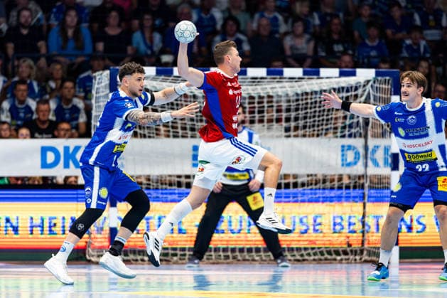 07 06 2026, GER, Handball, Men, Season 25 26, Daikin 1 Bl, 34 Matchday, ThSV Eisenach HSV Hamburg Handball Sport Verein Hamburg Nicolaj Jorgensen Handball Sport Verein Hamburg 99817 Eisenach Werner Assmann Halle Am Sportp Thueringen Germany