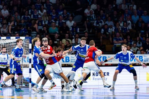 07 06 2026, GER, Handball, Men, Season 25 26, Daikin 1 Bl, 34 Matchday, ThSV Eisenach HSV Hamburg Handball Sport Verein Hamburg 99817 Eisenach Werner Assmann Halle Am Sportp Thueringen Germany