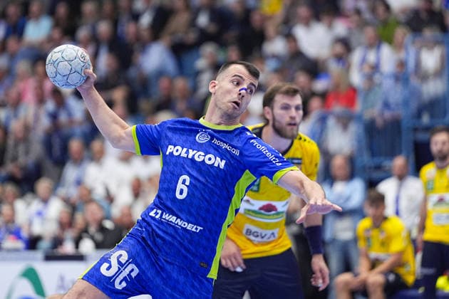 07 06 2026, xydrx, Handball, 1 HBL, VfL Gummersbach Rhein Neckar Löwen, Schwalbe Arena Milos Vujovic VfL Gummersbach, 6 Copyright: HMBxMedia YannisxDreimann