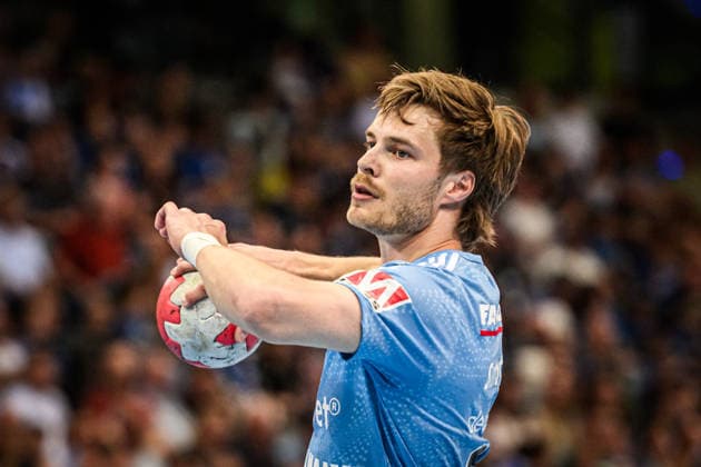 Christopher Bissel HC Erlangen, 21 GER, TVB Stuttgart HC Erlangen, DAIKIN HBL, Handball, Bundesliga, 34 Matchday, Season 2025 2026, 07 06 2026 GER, TVB Stuttgart HC Erlangen, DAIKIN HBL, Handball, Bundesliga, 34 Matchday, Season 2025 2026, 07 06 2026 Stuttgart Copyright: xSandyxDinkelackerx EP_SDR