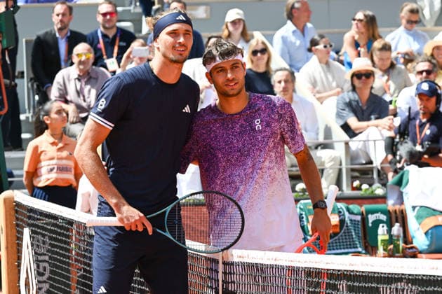 Tennis -Internationaux de France - Roland Garros 2026 - ITF - 07 06 2026 - Tennis -Internationaux de France - Roland Garros 2026 - ITF - 07 06 2026 - Finale du simple messieurs - Alexander Zverev Allemagne contre Flavio Cobolli Italie ParisFrance  Copyright: xChryslenexCaillaud Psnewzx