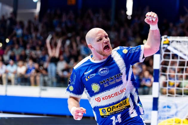 07 06 2026, GER, Handball, Men, Season 25 26, Daikin 1 Bl, 34 Matchday, ThSV Eisenach HSV Hamburg Handball Sport Verein Hamburg Peter Walz ThSV Eisenach,14 99817 Eisenach Werner Assmann Halle Am Sportp Thueringen Germany