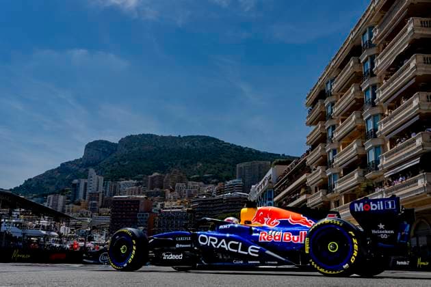 MONACO Formula 1 driver Max Verstappen of Oracle Red Bull Racing during the Formula 1 Monaco Grand Prix on the Monaco Street Circuit on June 6, 2026 in Monaco, Monaco Photo by DeFodi Images