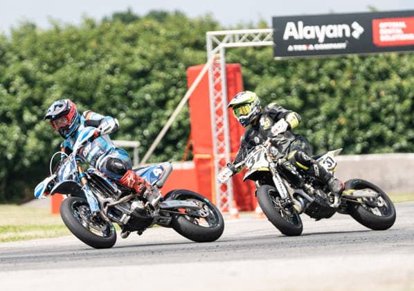 MOTORS - Supermoto - FIM Supermoto World Championship, WM, Weltmeisterschaft 2026 - Grand Prix of Piedmont Photo by IPA ABACAPRESS.COM85436450 - Champagne Noah (BEL) - TM - TVS Racing during FIM Supermoto World Championship 2026 - Grand Prix of Piemonte, Supermoto race in Busca, Italy, June 07 2026 Busca Italy  Copyright: xIPAxSport ABACAx