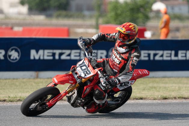 MOTORS - Supermoto - FIM Supermoto World Championship, WM, Weltmeisterschaft 2026 - Grand Prix of Piedmont Photo by IPA ABACAPRESS.COM85436460 - Bubak Martin (CZE) - Honda - Tuning Motor during FIM Supermoto World Championship 2026 - Grand Prix of Piemonte, Supermoto race in Busca, Italy, June 07 2026 Busca Italy  Copyright: xIPAxSport ABACAx