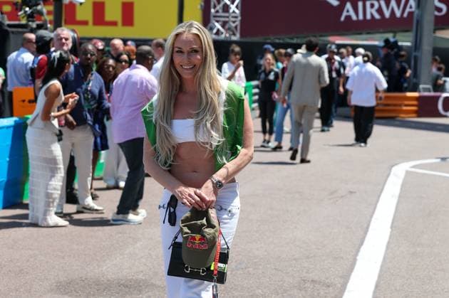 American ski racer Lindsey Vonn, Race, Monaco Grand Prix, Motorsport, Men, Formula 1, 07 06 2026 Monte Carlo Monaco MCO Copyright: xkolbert-press ChristianxKolbertx