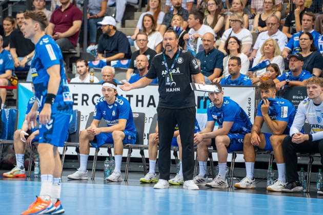 Handball I Men I Season 2025 2026 I Bundesliga I 34 Matchday I TVB Stuttgart HC Erlangen I 07 06 2026 Misha Kaufmann Coach, TVB Stuttgart Stuttgart Porsche Arena Baden Württemberg Germany Copyright: xLobeca MaxxPetershansx