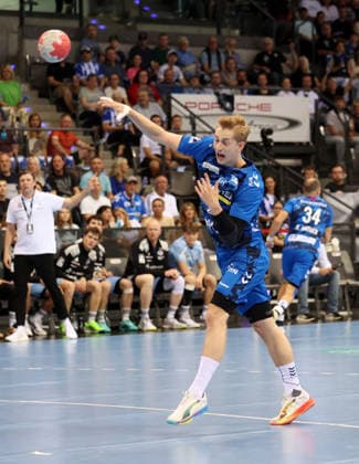 Stuttgart , Handball TVB Stuttgart VS HC Erlangen, Torben Matzken TVB