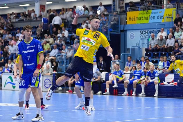 07 06 2026, xydrx, Handball, 1 HBL, VfL Gummersbach Rhein Neckar Löwen, Schwalbe Arena Jannik Kohlbacher Rhein Neckar Loewen, 80 Copyright: HMBxMedia YannisxDreimann