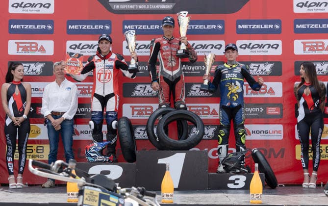 MOTORS - Supermoto - FIM Supermoto World Championship, WM, Weltmeisterschaft 2026 - Grand Prix of Piedmont Photo by IPA ABACAPRESS.COM85439330 - Awards Ceremony during FIM Supermoto World Championship 2026 - Grand Prix of Piemonte, Supermoto race in Busca, Italy, June 07 2026 Busca Italy  Copyright: xIPAxSport ABACAx