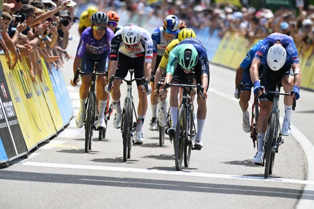 07-06-2026 Tour Auvergne - Rhone Alpes; Tappa 01 Vizille - Saint Ismier; 2026, Uae Emirates - Xrg; 2026, Decathlon - Cma Cgm; 2026, Alpecin - Premier Tech; Vermaercke, Kevin; Bisiaux, Leo; Debruyne, Ramses; Saint Ismier; 