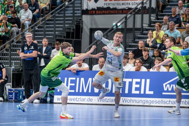 Handball Bundesliga HSG Wetzlar SC Magdeburg, 07 06 26 Gisli Kristjansson SC Magdeburg, 10 , Niklas Theiß HSG Wetzlar, 9 , Dominik Mappes HSG Wetzlar, 7 Handball Bundesliga HSG Wetzlar SC Magdeburg Wetzlar, 07 06 26 Copyright: xBEAUTIFULxSPORTS Roeczeyx