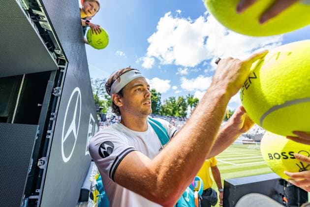 Tennis, Boss Open 2026, Stuttgart, TC Weissenhof, Taylor Fritz USA BOSS OPEN STUTTGART 2026 Copyright: xspeedshotx xRalfxJustx
