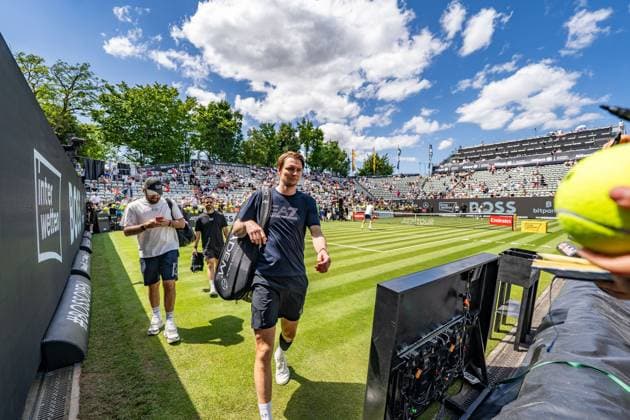Tennis, Boss Open 2026, Stuttgart, TC Weissenhof, Alexander Bublik KAZ BOSS OPEN STUTTGART 2026 Copyright: xspeedshotx xRalfxJustx