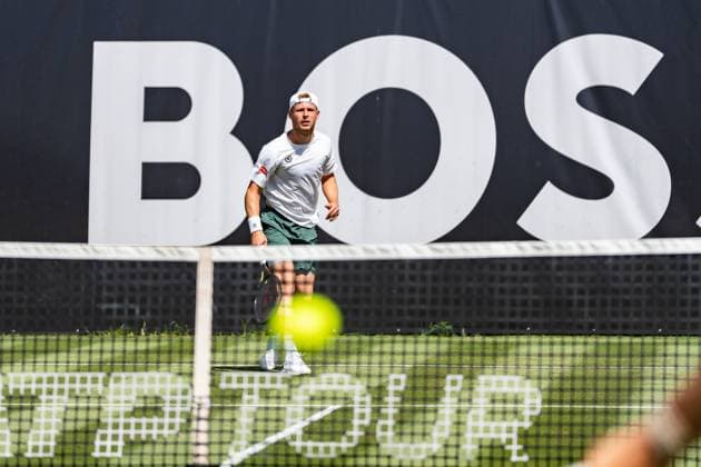 Tennis, Boss Open 2026, Stuttgart, TC Weissenhof, Gauthier Onclin BEL BOSS OPEN STUTTGART 2026 Copyright: xspeedshotx xRalfxJustx