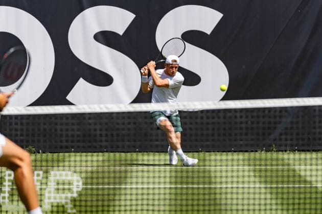 Tennis, Boss Open 2026, Stuttgart, TC Weissenhof, Gauthier Onclin BEL BOSS OPEN STUTTGART 2026 Copyright: xspeedshotx xRalfxJustx
