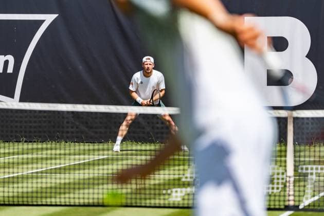 Tennis, Boss Open 2026, Stuttgart, TC Weissenhof, Gauthier Onclin BEL BOSS OPEN STUTTGART 2026 Copyright: xspeedshotx xRalfxJustx
