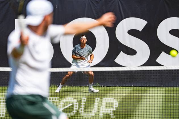 Tennis, Boss Open 2026, Stuttgart, TC Weissenhof, Marc Andrea Huesler SUI BOSS OPEN STUTTGART 2026 Copyright: xspeedshotx xRalfxJustx