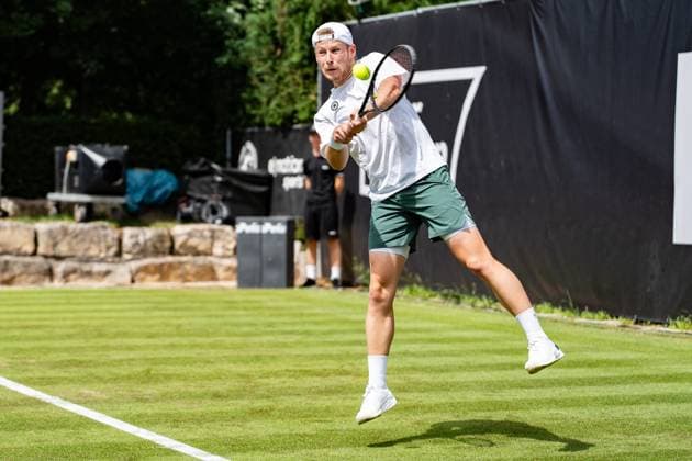 Tennis, Boss Open 2026, Stuttgart, TC Weissenhof, Gauthier Onclin BEL BOSS OPEN STUTTGART 2026 Copyright: xspeedshotx xRalfxJustx