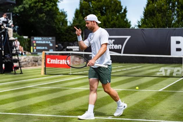 Tennis, Boss Open 2026, Stuttgart, TC Weissenhof, Gauthier Onclin BEL BOSS OPEN STUTTGART 2026 Copyright: xspeedshotx xRalfxJustx