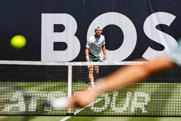 Tennis, Boss Open 2026, Stuttgart, TC Weissenhof, Gauthier Onclin BEL BOSS OPEN STUTTGART 2026 Copyright: xspeedshotx xRalfxJustx