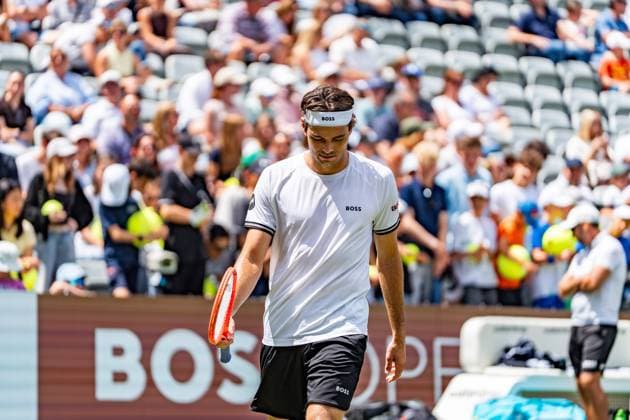 Tennis, Boss Open 2026, Stuttgart, TC Weissenhof, Taylor Fritz USA BOSS OPEN STUTTGART 2026 Copyright: xspeedshotx xRalfxJustx