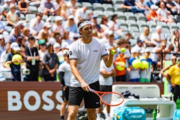 Tennis, Boss Open 2026, Stuttgart, TC Weissenhof, Taylor Fritz USA BOSS OPEN STUTTGART 2026 Copyright: xspeedshotx xRalfxJustx