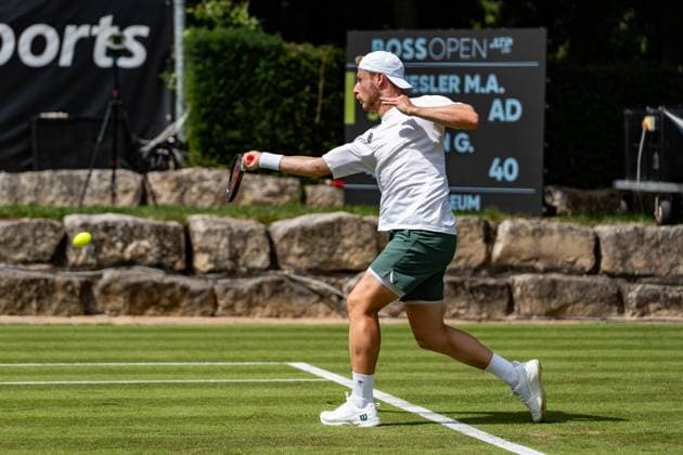 Tennis, Boss Open 2026, Stuttgart, TC Weissenhof, Gauthier Onclin BEL BOSS OPEN STUTTGART 2026 Copyright: xspeedshotx xRalfxJustx