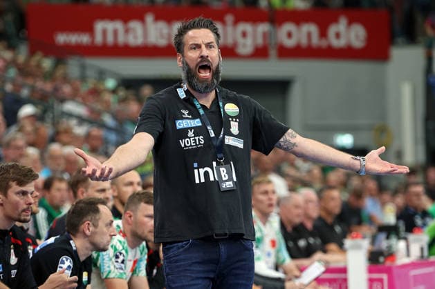 07 06 2026, xovx, Handball Daikin Handball Bundesliga, HSG Wetzlar SC Magedeburg Coach Bennet Wiegert SC Magdeburg Wetzlar Buderus Arena Hessen Germany EN