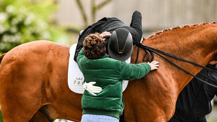 Balve Optimum on Sunday June 7 FOR EDITORIAL PURPOSES ONLY EDITORIAL USE ONLY p Semmieke Rothenberger on Farrington at the German Dressage Grand Prix Freestyle Championships 2026 on Sunday, June 7, 2026 in Balve Optimum in Balve Copyright SvenjaxHanusch Copyright: SvenjaxHanusch doc866p60idd2c12ejmt9n4 ,EDITORIAL USE ONLY