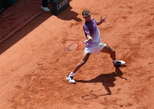 June 7, 2026, Paris, Ile De France, France: FLAVIO COBOLLI of Italy during the match against A. Zverev of Germany in the final of tennis tournament Roland Garros, Paris, France. Tennis, Roland Garros 2026 - Flavio Cobolli Final  - ZUMAc278 20260607_zsp_c278_002 Copyright: xMarcinxCholewinskix