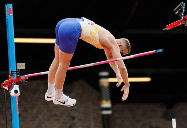 260607 Sam Kendricks of United States competes in the men s pole vault during Bauhaus galan, part of the Diamond League series, June 7, 2026 in Stockholm Photo Maxim Thore BILDBYRAN kod MT MT1057 friidrott athletics friidrett diamond league bauhaus galan bbeng stockholm pole vault stavhopp  Copyright: MAXIMxTHORE BB260607MT033