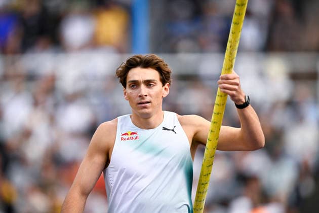 STOCKHOLM, SWEDEN 20260607 Swedens Armand Duplantis during the mens pole vault at Sundays Diamond League gala Bauhaus Gala at Stockholm Stadium STOCKHOLM SWEDEN x10430x  Copyright: xChristinexOlsson TTx DIAMOND LEAGUE STOCKHOLM 2026