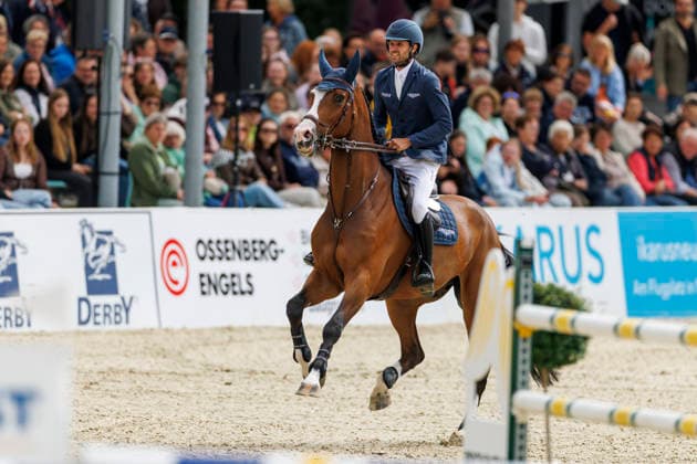 * mit 2 Umläufen (1.55 m) - 2. Umlauf Finalwertung Deutsche Meisterschaften Springreiten 2025 Balve, Reitanlage Schloss Wocklum 07. June 2026 -