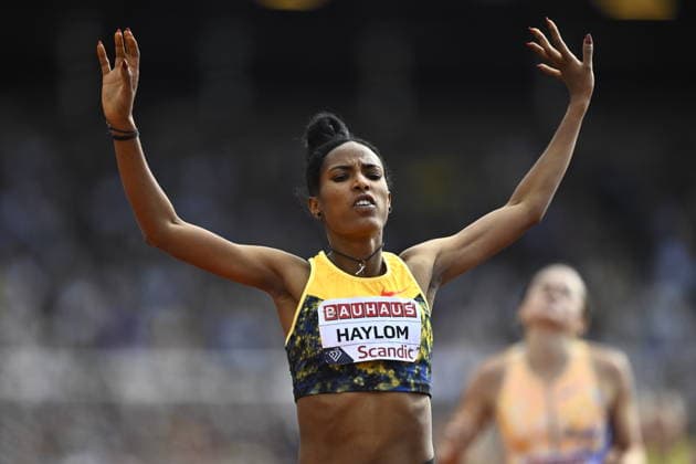 STOCKHOLM, SWEDEN 20260607 Birke Haylom, Ethiopia, wins the womens 1500 m during Sundays Bauhaus Gala at Stockholm Stadium STOCKHOLM SWEDEN x10430x  Copyright: xChristinexOlsson TTx DIAMOND LEAGUE STOCKHOLM 2026