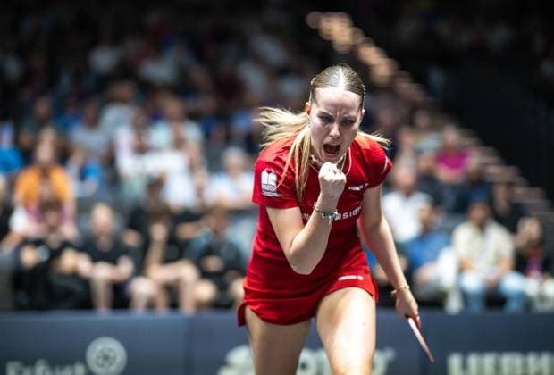 Table tennis, TT Finals in Erfurt, German Championships, Annett Kaufmann is once again German singles champion