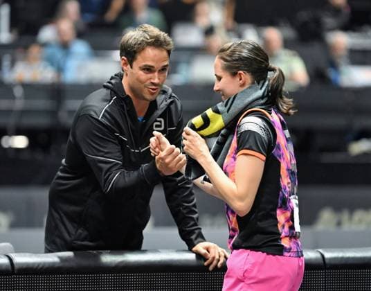 Sabine Winter TSV Dachau loses out to defending champion Annett Kaufmann SV DJK Kolbermoor Sabine Winter TSV Dachau loses out to defending champion Annett Kaufmann SV DJK Kolbermoor Sabine Winter TSV Dachau loses out to defending champion Annett Kaufmann SV DJK Kolbermoor Sabine Winter was coached by her brother Ben Final day of the German Womens and Mens Championships on June 7, 2026 at Messe Erfurt as part of the 3 German Table Tennis Finals in Erfurt Erfurt Messe Erfurt Thuringia Germany