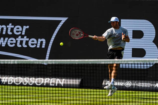 Stuttgart, GERMANY - June 07: Tommy Paul (USA) during the practice Match between Ben Shelton (USA) vs. Tommy Paul (USA) at BOSS OPEN 2026, Tennisanlage Weissenhof on June 07, 2026 in Stuttgart, Germany. Baden-Württemberg Germany Copyright: xTimoxSteinx